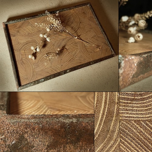 Laptop-/Notebook-Ständer aus altem Eichenholz, zerleg- und zusammensteckbar